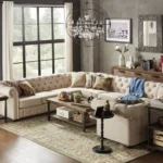 ⁦كنب زاوية دائري بتصميم فخم⁩ - الصورة ⁦7⁩