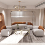 ⁦اريكة فاخرة بتصميم جذاب⁩ - الصورة ⁦5⁩