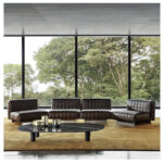 ⁦اريكة مصنوعة من جلد بقري ذات تصميم ايطالي⁩ - الصورة ⁦2⁩