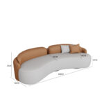 ⁦اريكة فاخرة بتصميم جذاب⁩ - الصورة ⁦7⁩