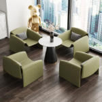 ⁦4 كراسي مع طاولة بشكل انيق ومميز⁩ - الصورة ⁦3⁩