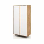 ⁦دولاب يتكون من 4 أرفف من جهة و علاقة ملابس و رف من جهة اخرى⁩ - الصورة ⁦4⁩