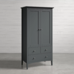 دولاب يتكون من وحدة تخزين علاقة ملابس مع 3 أدراج سفلية