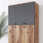 ⁦دولاب من 6 أرفف علوية مقسمة + 2 علاقة ملابس⁩ - الصورة ⁦4⁩