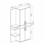 ⁦دولاب مودرن حديث⁩ - الصورة ⁦4⁩