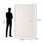 ⁦دولاب يتكون من علاقة ملابس و رفين⁩ - الصورة ⁦2⁩