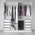 دولاب ملابس مع علاقة و ادراج