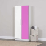 دولاب ب 4 ارفف و علاقة ملابس بالوان متعددة