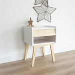 ⁦كومودينة بارجل خشب زان فاخر⁩ - الصورة ⁦2⁩