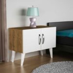 كومودينة بخزانة ارفف