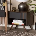 كومودينة بني فاخر خشبي (6)