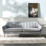 ⁦كنب مخمل ذات تصميم انيق بلمسة ديزموند⁩ - الصورة ⁦6⁩