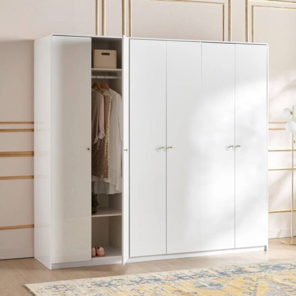 خزانة ملابس 6 أبواب بأدراج - إلاين