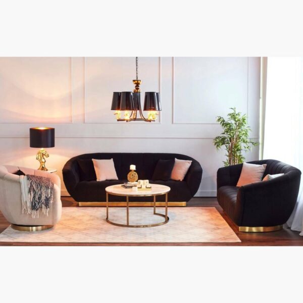 كنب مخمل 3 مقاعد - برودي