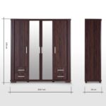 ⁦خزانة ملابس بتصميم - أوبتك⁩ - الصورة ⁦9⁩