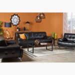 ⁦كنب جلد صناعي من سبنسر⁩ - الصورة ⁦8⁩