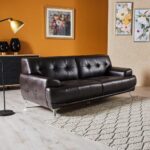 ⁦كنب جلد صناعي من سبنسر⁩ - الصورة ⁦9⁩