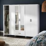 خزانة ملابس 6 أبواب بأدراج - ويسلي