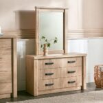 ⁦تسريحة غرفة نوم بـ6 أدراج - ميدلي⁩ - الصورة ⁦10⁩