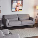 ⁦كنب قماش وهيكل معدني بتصميم روكي⁩ - الصورة ⁦8⁩