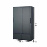 ⁦دولاب ازرق خشبي باب⁩ - الصورة ⁦3⁩