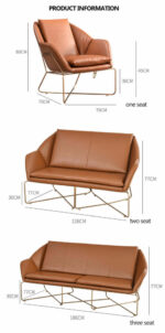 ⁦طقم كنب ثلاث قطع فاخر⁩ - الصورة ⁦5⁩