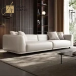 أريكة جلدية إيطالية بسيطة