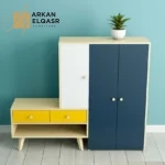 دولاب بارفف و ادرج الارجل من خشب زان