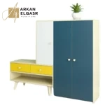 دولاب بارفف و ادرج الارجل من خشب زان