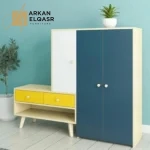 دولاب بارفف و ادرج الارجل من خشب زان