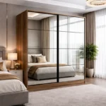 دولاب ابواب منزلقه بارفف و ادرج و علاقة ملابس