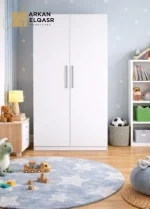 دولاب ابيض ب 4 ارفف