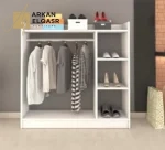 دولاب ابيض بسيط بدون ابواب