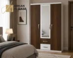 دولاب مع وحدات تخزين و علاقة ملابس