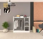 دولاب ابيض بسيط بدون ابواب