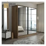 دولاب ابواب منزلقه بارفف و ادرج و علاقة ملابس