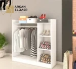 دولاب ابيض بسيط بدون ابواب