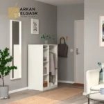دولاب مفتوح بأرفف بسيط