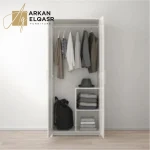 دولاب بتصميم بسيط ابيض