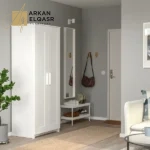 دولاب بتصميم بسيط ابيض