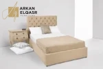 سرير مميز من خشب طبيعي