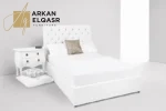 سرير مميز من خشب طبيعي