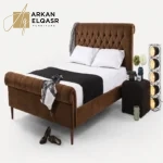 سرير من الخشب الطبيعي فاخر