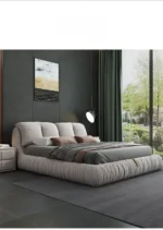 ⁦سرير نوم فاخر شيك مع 2 طاولة جانبية⁩ - الصورة ⁦2⁩