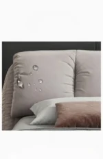 ⁦سرير نوم فاخر شيك مع 2 طاولة جانبية⁩ - الصورة ⁦10⁩