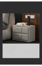 ⁦سرير نوم فاخر شيك مع 2 طاولة جانبية⁩ - الصورة ⁦6⁩