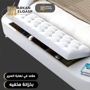 سرير نوم جلد فخم (9)