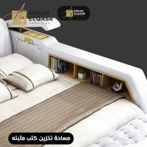 سرير نوم جلد فخم (9)
