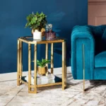 ⁦طاولة جانبية بسطح زجاج - لوجان⁩ - الصورة ⁦3⁩