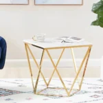 ⁦طاولة جانبية بسطح رخام - لونار⁩ - الصورة ⁦2⁩